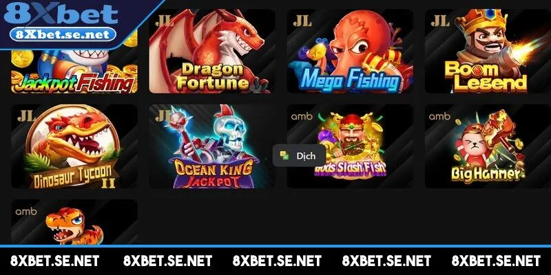 Mẹo chơi bắn cá 8xbet hiệu quả kiếm được phần thưởng hấp dẫn